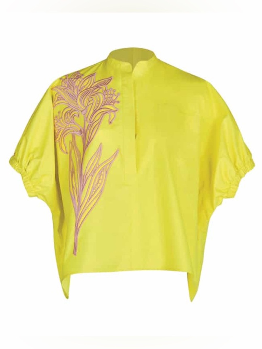 Silvia Tcherassi Susanne Blouse in Limoncello - sz S